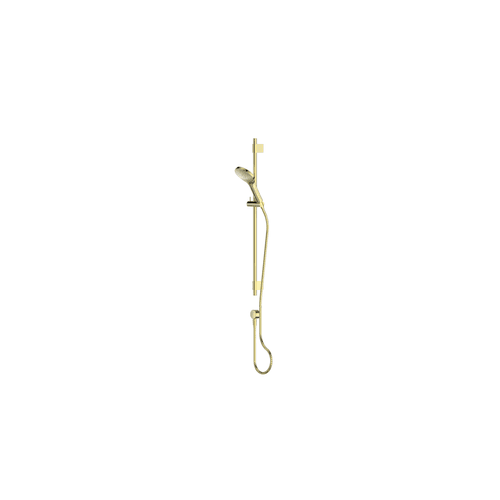 PVD Brushed Brass Ashmore Bubblejet Rail Shower