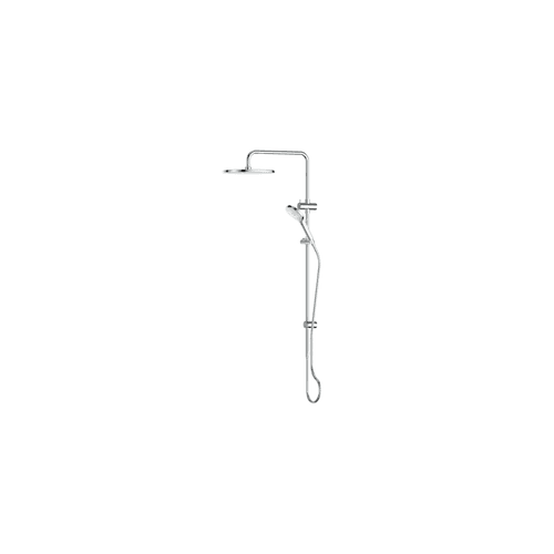Chrome Ashmore Bubblejet Twin Rail Shower