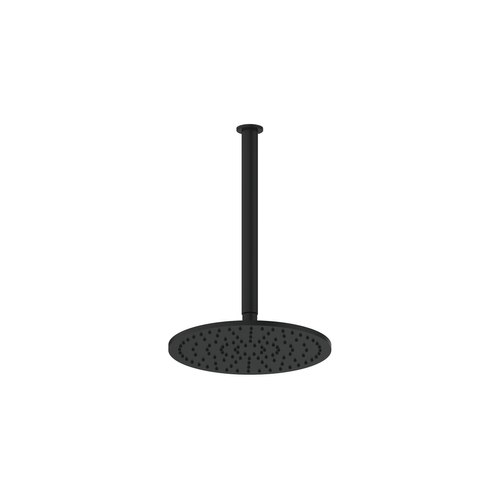 PVD Matte Black Lavish Brass Ceiling Shower