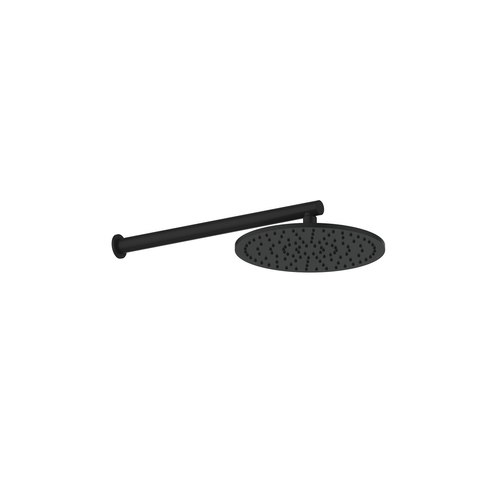 PVD Matte Black Lavish Brass Wall Shower