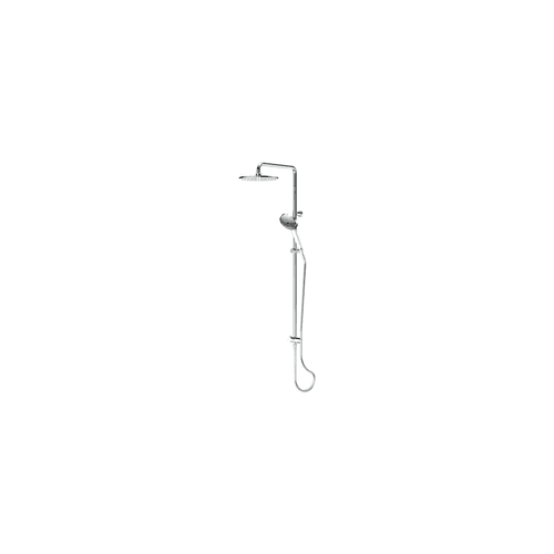 Chrome Lavish Brass Twin Rail Shower