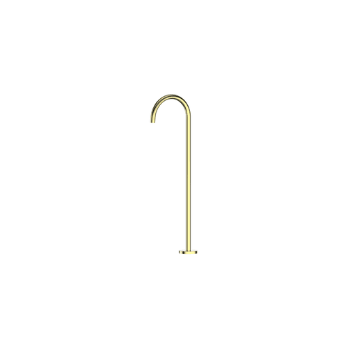PVD Brushed Brass Greens Free standing bath spout