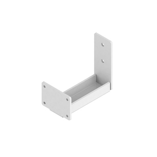 White Fascia Wall Mounted Pergola Bracket