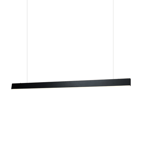 Black Nightfall Linear Pendant Light