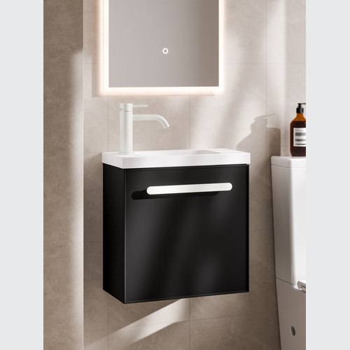 Matte Black Lineare Axel 450 Vanity