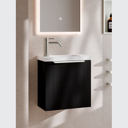 Matte Black Lineare Coastal 450 Vanity