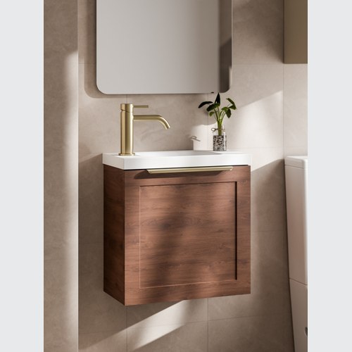 Walnut Lineare 450 Loft Vanity
