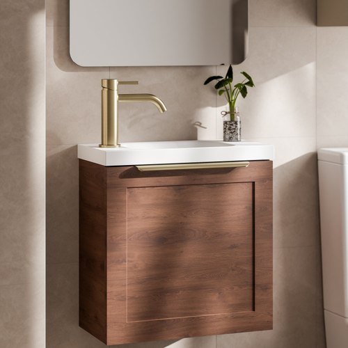 Walnut Lineare 450 Loft Vanity