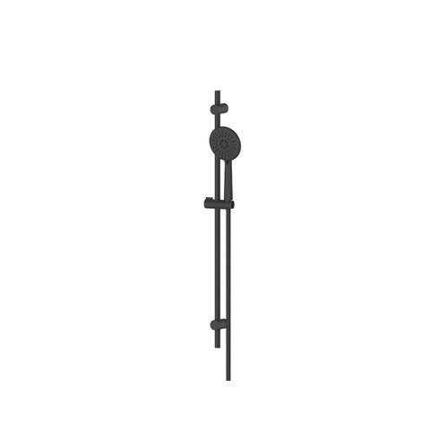 Matte Black Rocco Rail Shower