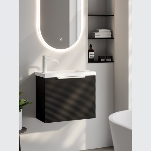 Matte Black Lineare Orchard 550 Vanity