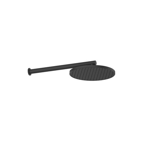 Matte Black Glide Rainboost Wall Shower
