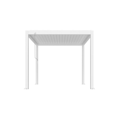 White Atlantic Manual Freestanding Louvre Roof