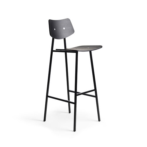 Black 1960 Barchair