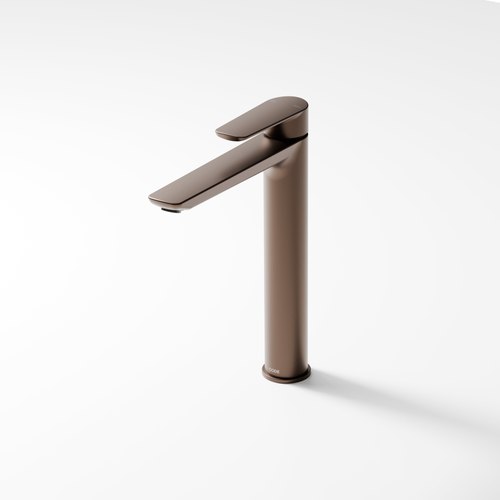 Brushed bronze Lineare Tall Basin Mixer