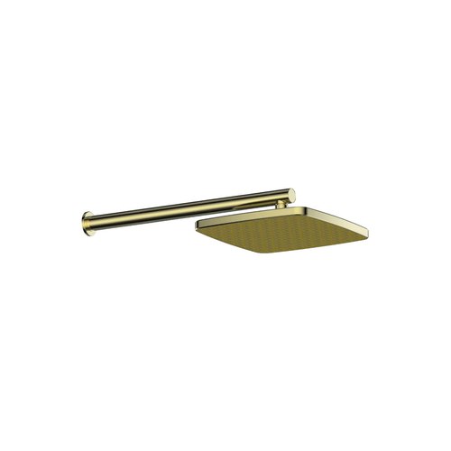 PVD Brushed Brass Glide Syntra Rainboost Wall Shower