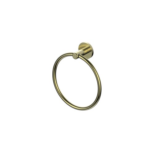 PVD Brushed Brass Zola Towel Ring