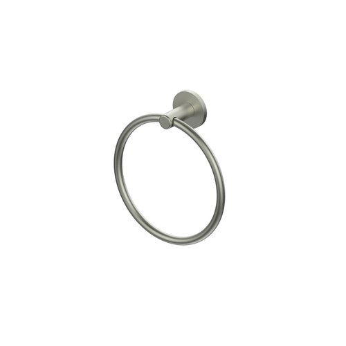 PVD Brushed Nickel Zola Towel Ring