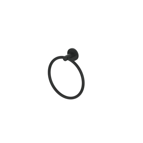PVD Matte Black Zola Towel Ring