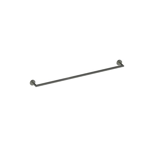 PVD Gunmetal Zola Single Towel Rail 600mm