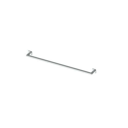 Chrome Zuri Single Towel Rail