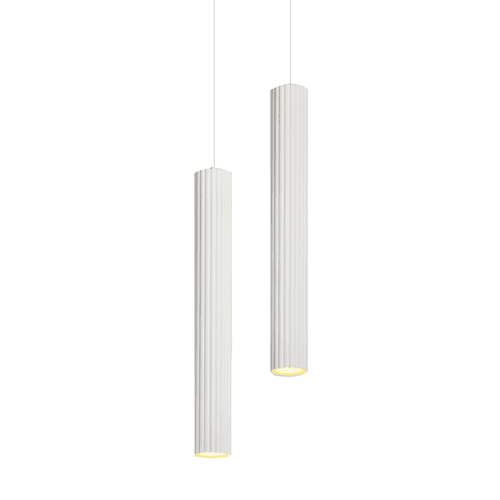 White Reva 2L Pendant Light