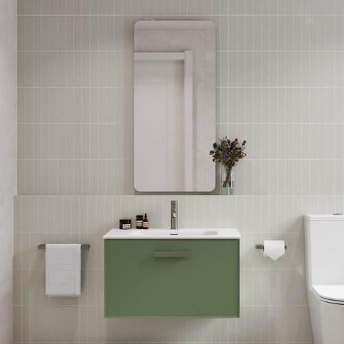 GREEN Lineare 750 Axel Single Drawer Vanity