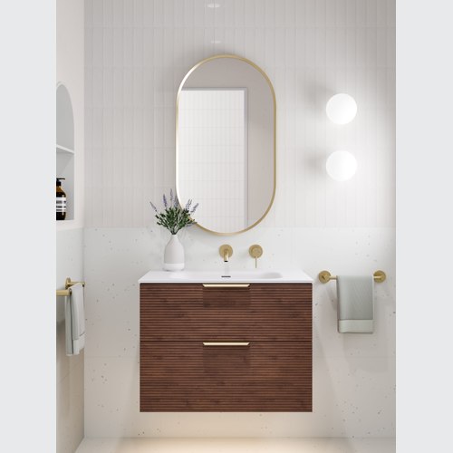 Walnut Lineare 750 Orchard 2 Drawer Vanity