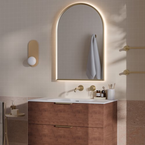 Walnut Lineare 900 Orchard 2 Drawer Vanity