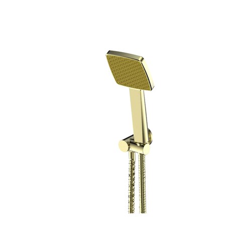 PVD Brushed Brass Glide Syntra Rainboost Handshower
