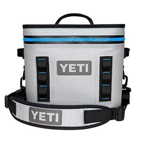 Fog Gray / Tahoe Blue YETI® Hopper Flip 8 Cooler Bag