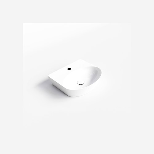 Gloss White Pure Ellipse Ceramic Basin 460mm