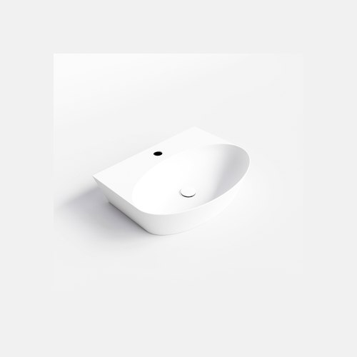 Matte White Pure Ellipse Ceramic Basin 600mm