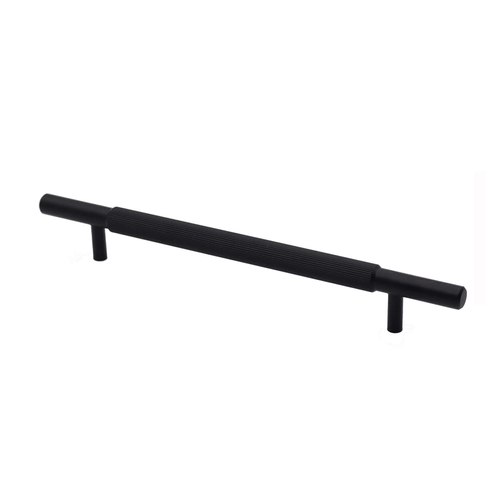 Black Vivonne Bay Striped Kitchen Handles