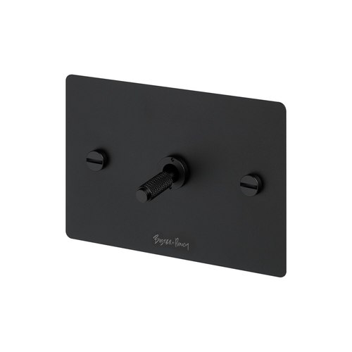 Black 1 Gang Toggle Switch