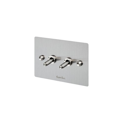 Stainless Steel 2 Gang Toggle Switch