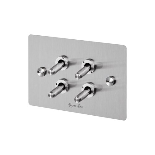 Stainless Steel 4 Gang Toggle Switch