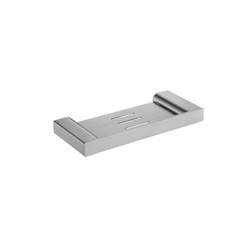 Brushed Nickel Pure Metal Shower Shelf 250mm