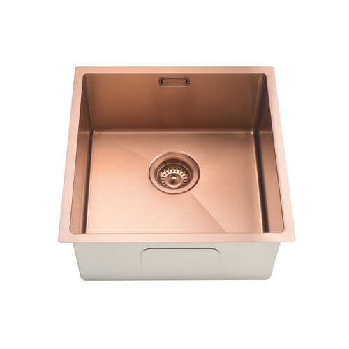 Brushed Copper Code Aspen 400X400 Pvd 304 Stainless Steel Sinks