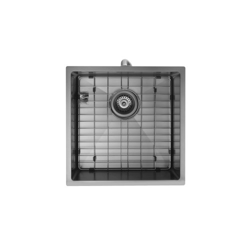 Gunmetal Aspen 400x400 Stainless Steel Sink