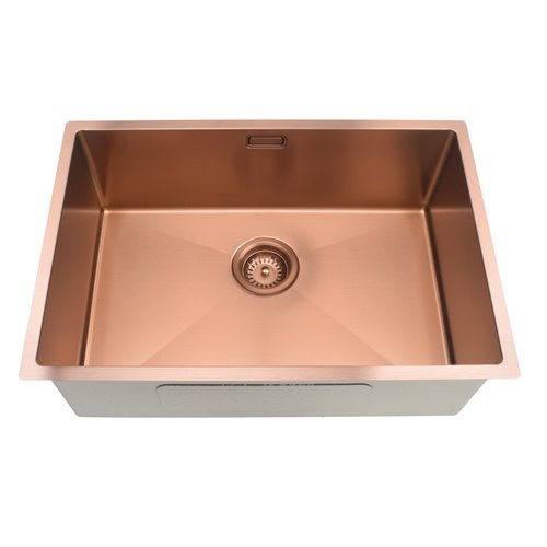 Brushed Copper Code Aspen 600X400 Pvd 304 Stainless Steel Sinks