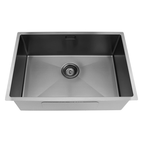 Gunmetal Code Aspen 600X400 Pvd 304 Stainless Steel Sinks