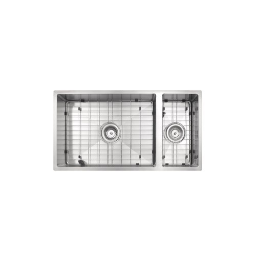 Stainless Steel Aspen 650 (450+200) Double Bowl Sink