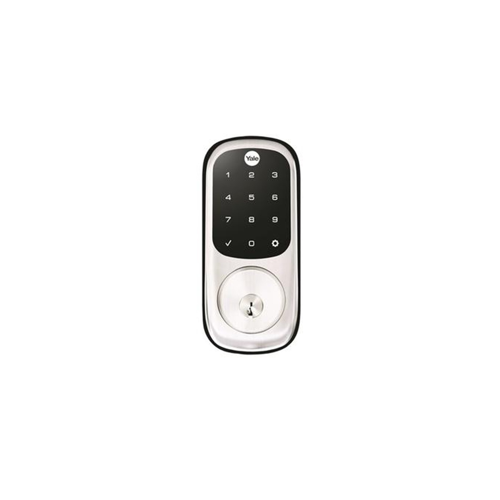 Yale Assure Keyed Electronic Deadbolt Satin Chrome ArchiPro AU