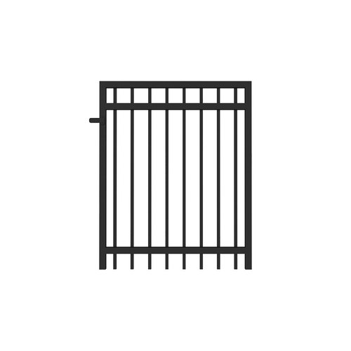 Black Aluminium Pool Gate