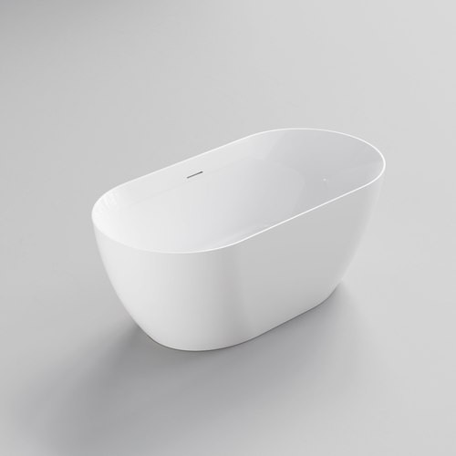 Gloss White CODE Endura Arc Acrylic 1500 Freestanding Bath