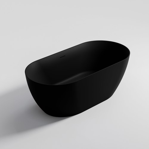 Matte Black Endura Acrylic Arc 1650 Freestanding Bath