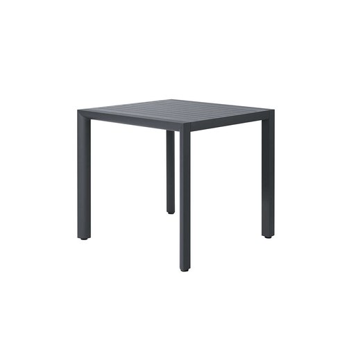 Dark Grey Arcus Aluminium Outdoor Patio Dining Table 80cm