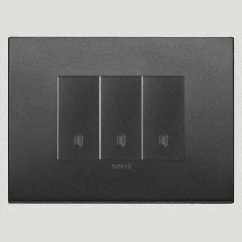 Matt Graphite Vimar Eikon Arke Light Switches | Painted Metal