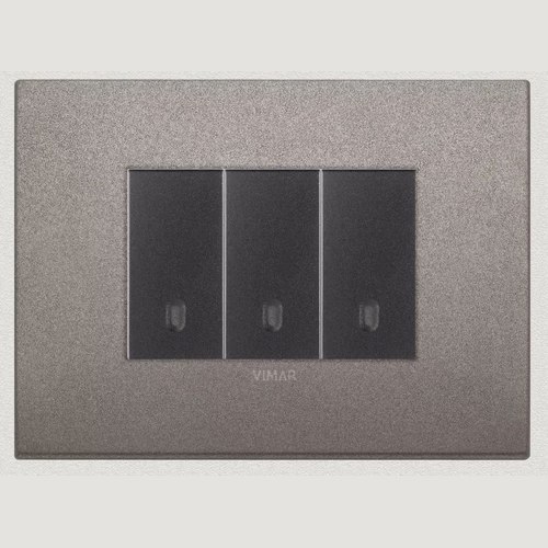 Matt Titanium Vimar Eikon Arke Light Switches | Painted Metal