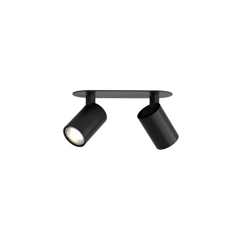 Matt Black Ascoli Twin Recessed Spot Light by Astro Lighting
